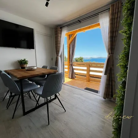 D-view Premium Mobile - Panoramic Seaview - 150 M From Beach, Free Parking דירה דראגה