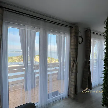 D-view Premium Mobile - Panoramic Seaview - 150 M From Beach, Free Parking דירה דראגה