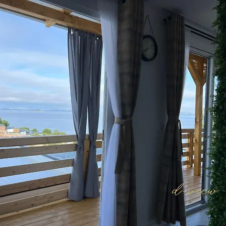 D-view Premium Mobile - Panoramic Seaview - 150 M From Beach, Free Parking דירה