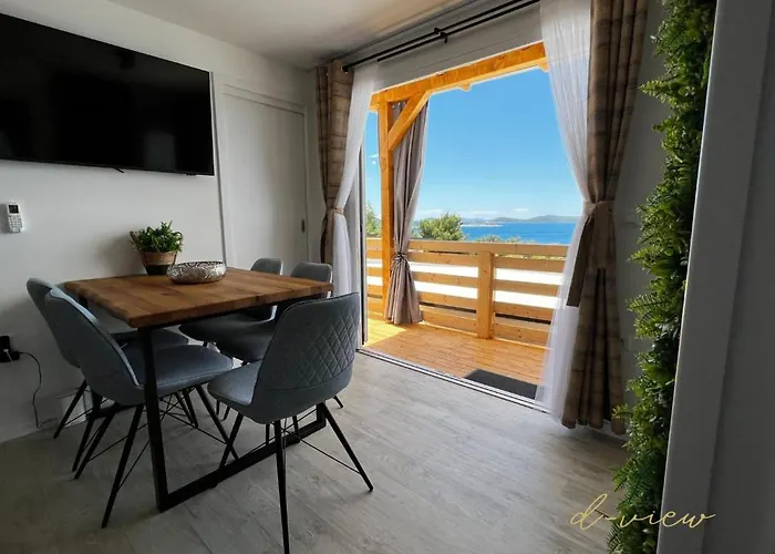 D-view Premium Mobile - Panoramic Seaview - 150 M From Beach, Free Parking Appartement Drage