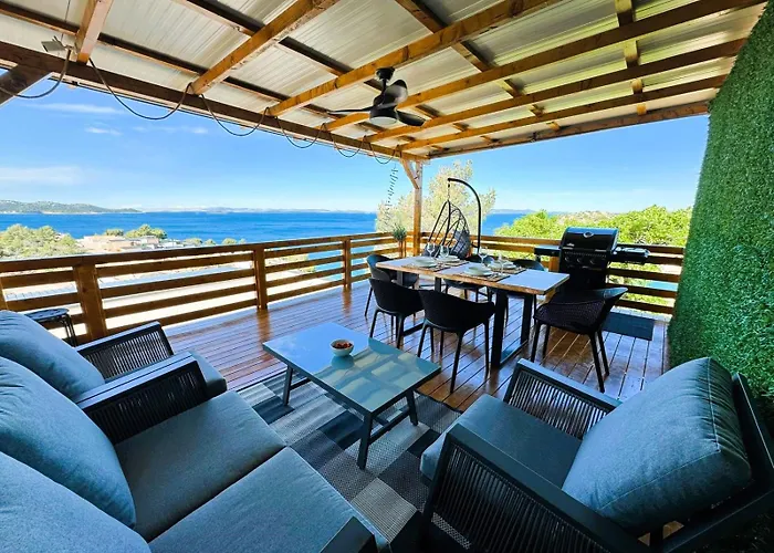 D-view Premium Mobile - Panoramic Seaview - 150 M From Beach, Free Parking Appartement Drage