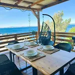 D-view Premium Mobile - Panoramic Seaview - 150 M From Beach, Free Parking Apartament *