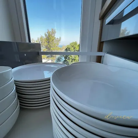 D-view Premium Mobile - Panoramic Seaview - 150 M From Beach, Free Parking Apartament
