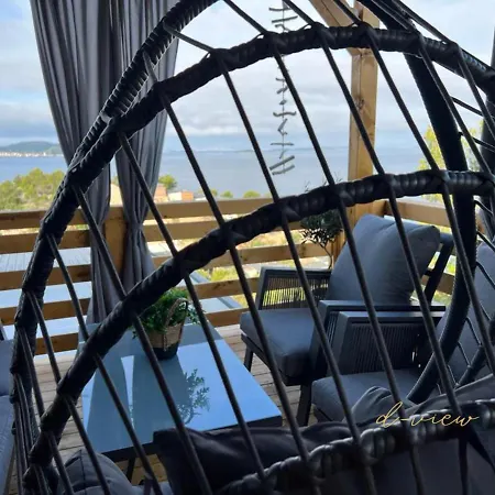 Apartment D-view Premium Mobile - Panoramic Seaview - 150 M From Beach, Free Parking *