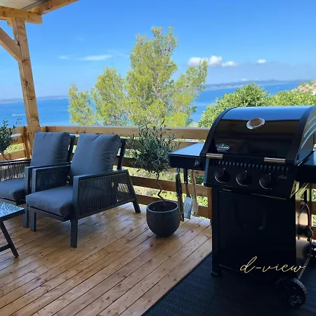 D-view Premium Mobile - Panoramic Seaview - 150 M From Beach, Free Parking Apartament *