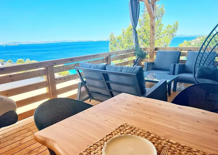 D-view Premium Mobile - Panoramic Seaview - 150 M From Beach, Free Parking * 德拉格