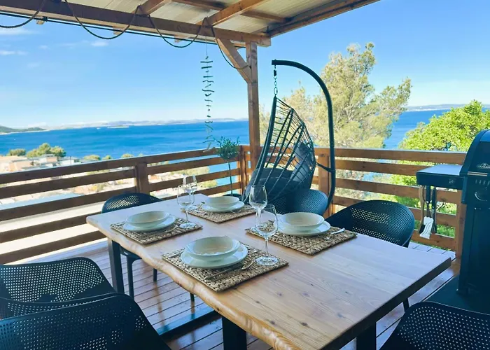 D-view Premium Mobile - Panoramic Seaview - 150 M From Beach, Free Parking Apartamento *